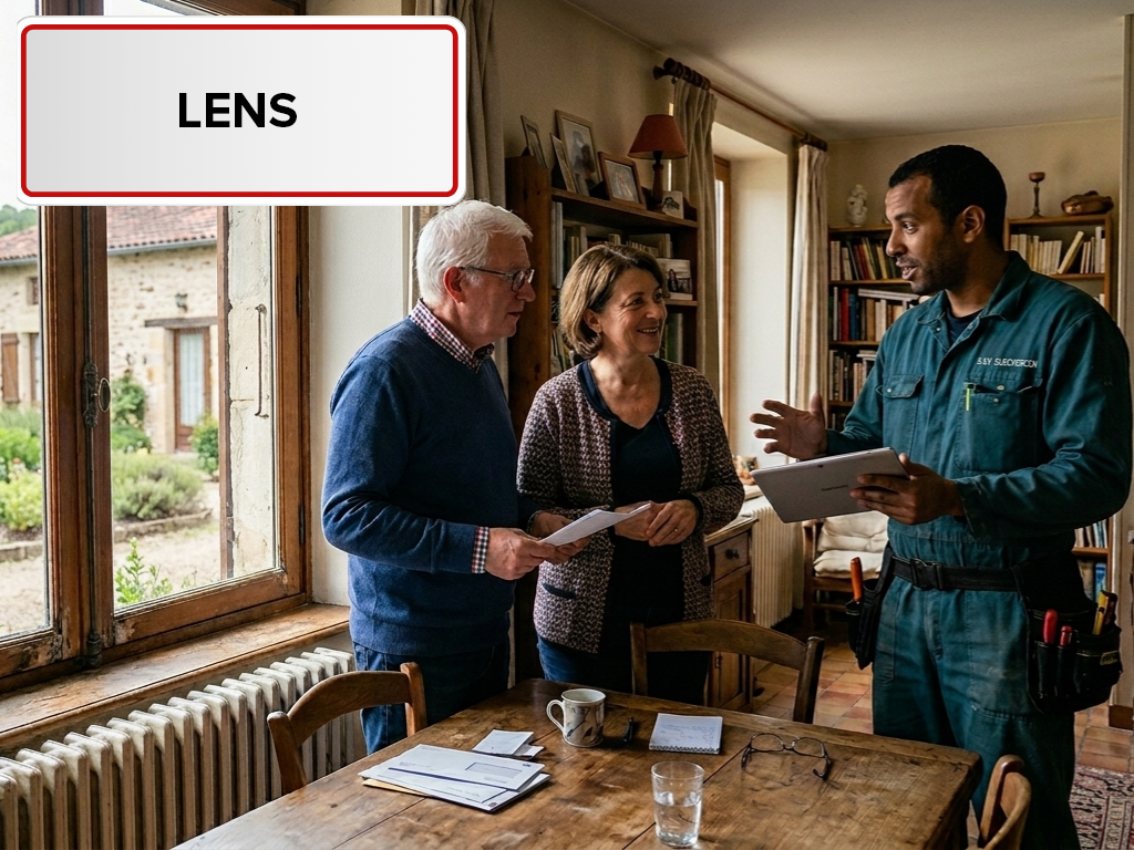 Installation de pompe à chaleur à Lens (62300) dans le Pas-de-Calais